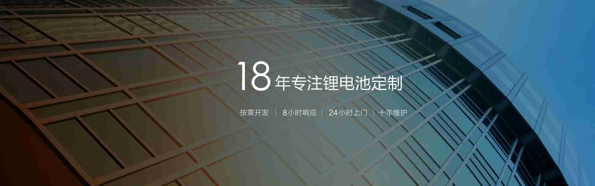 18年专注锂电池定制