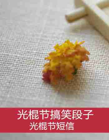 光棍节短信：光棍节搞笑段子