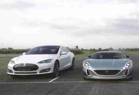 Rimac Concept One VS Model S P90D